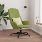 vidaXL Sedia Relax Verde Chiaro in Velluto