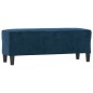 vidaXL Panca Blu 100x35x41 cm in Velluto vidaXL Panca Blu 100x35x41 cm in Velluto