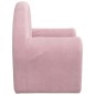 vidaXL Divano per Bambini Rosa in Morbido Peluche vidaXL Divano per Bambini Rosa in Morbido Peluche