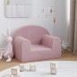 vidaXL Divano per Bambini Rosa in Morbido Peluche vidaXL Divano per Bambini Rosa in Morbido Peluche