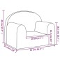 vidaXL Divano per Bambini Rosa in Morbido Peluche vidaXL Divano per Bambini Rosa in Morbido Peluche