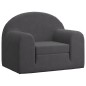 vidaXL Divano Letto per Bambini Antracite in Morbido Peluche vidaXL Divano Letto per Bambini Antracite in Morbido Peluche