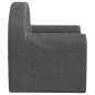vidaXL Divano Letto per Bambini Antracite in Morbido Peluche vidaXL Divano Letto per Bambini Antracite in Morbido Peluche