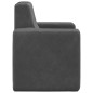 vidaXL Divano per Bambini Antracite in Morbido Peluche vidaXL Divano per Bambini Antracite in Morbido Peluche