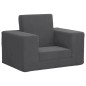 vidaXL Divano Letto per Bambini Antracite in Morbido Peluche vidaXL Divano Letto per Bambini Antracite in Morbido Peluche