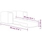vidaXL Divano Letto per Bambini Antracite in Morbido Peluche vidaXL Divano Letto per Bambini Antracite in Morbido Peluche