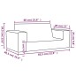 vidaXL Divano per Bambini a 2 Posti Grigio Chiaro in Morbido Peluche vidaXL Divano per Bambini a 2 Posti Grigio Chiaro in Morbido Peluche
