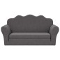 vidaXL Divano Letto per Bambini a 2 Posti Antracite in Morbido Peluche vidaXL Divano Letto per Bambini a 2 Posti Antracite in Morbido Peluche