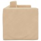 vidaXL Divano Letto per Bambini a 2 Posti Crema in Morbido Peluche vidaXL Divano Letto per Bambini a 2 Posti Crema in Morbido Peluche