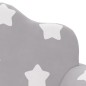 vidaXL Divano per Bambini 2 Posti Grigio Chiaro Stelle Morbido Peluche vidaXL Divano per Bambini 2 Posti Grigio Chiaro Stelle Morbido Peluche