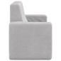 vidaXL Divano per Bambini a 2 Posti Grigio Chiaro in Morbido Peluche vidaXL Divano per Bambini a 2 Posti Grigio Chiaro in Morbido Peluche