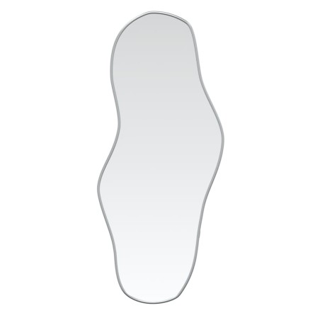 vidaXL Specchio da Parete Argento 80x35 cm