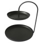 Lesli Living Etagere Julie a 2 Ripiani 31x30x40 cm Nera Lesli Living Etagere Julie a 2 Ripiani 31x30x40 cm Nera
