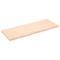 vidaXL Piano Bagno 160x60x4 cm in Legno Massello Non Trattato