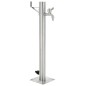 vidaXL Fontanella a Colonna in Acciaio Inossidabile Rotonda 65 cm vidaXL Fontanella a Colonna in Acciaio Inossidabile Rotonda 65 cm
