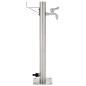 vidaXL Fontanella a Colonna in Acciaio Inossidabile Rotonda 65 cm vidaXL Fontanella a Colonna in Acciaio Inossidabile Rotonda 65 cm