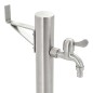 vidaXL Fontanella a Colonna in Acciaio Inossidabile Rotonda 65 cm vidaXL Fontanella a Colonna in Acciaio Inossidabile Rotonda 65 cm
