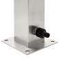 vidaXL Fontanella a Colonna in Acciaio Inossidabile Quadrata 95 cm vidaXL Fontanella a Colonna in Acciaio Inossidabile Quadrata 95 cm