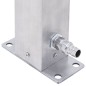 vidaXL Colonna d'Acqua da Giardino 60 cm Acciaio Inox Quadrato vidaXL Colonna d'Acqua da Giardino 60 cm Acciaio Inox Quadrato