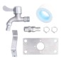 vidaXL Colonna d'Acqua da Giardino 60 cm Acciaio Inox Quadrato vidaXL Colonna d'Acqua da Giardino 60 cm Acciaio Inox Quadrato