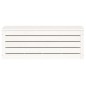 vidaXL Contenitore Portaoggetti Bianco 89x36,5x33cm Massello di Pino