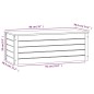 vidaXL Contenitore Portaoggetti Bianco 89x36,5x33cm Massello di Pino