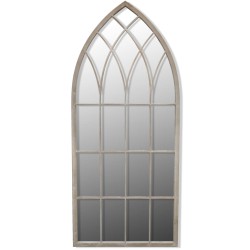 vidaXL Specchio da Giardino Gotico con Arcata 50x115cm Interni Esterni