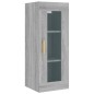 Armadietto Pensile a Parete Grigio Sonoma 34,5x34x90 cm Armadietto Pensile a Parete Grigio Sonoma 34,5x34x90 cm