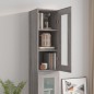 Armadietto Pensile a Parete Grigio Sonoma 34,5x34x90 cm Armadietto Pensile a Parete Grigio Sonoma 34,5x34x90 cm