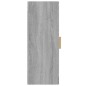 Armadietto Pensile a Parete Grigio Sonoma 34,5x34x90 cm Armadietto Pensile a Parete Grigio Sonoma 34,5x34x90 cm