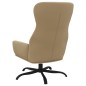vidaXL Poltrona Rilassante con Sgabello in Similpelle Cappuccino vidaXL Poltrona Rilassante con Sgabello in Similpelle Cappuccino