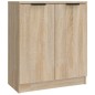 Credenze 3 pz Rovere Sonoma in Legno Multistrato Credenze 3 pz Rovere Sonoma in Legno Multistrato