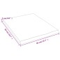vidaXL Piano Bagno 40x50x2 cm in Legno Massello Non Trattato
