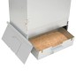vidaXL Forno Affumicatore BBQ con Tavolino in Acciaio Zincato vidaXL Forno Affumicatore BBQ con Tavolino in Acciaio Zincato