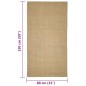 vidaXL Tappeto in Sisal per Tiragraffi 80x150 cm vidaXL Tappeto in Sisal per Tiragraffi 80x150 cm