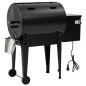 vidaXL Griglia a Pellet Nero 94 cm in Ferro