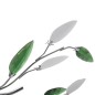 vidaXL Lampada da Soffitto Verde e Bianco in Cristalli Acrilici 5 E14 vidaXL Lampada da Soffitto Verde e Bianco in Cristalli Acrilici 5 E14