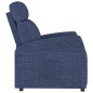 vidaXL Poltrona Reclinabile Blu in Tessuto
