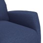 vidaXL Poltrona Reclinabile Blu in Tessuto