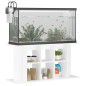 vidaXL Supporto per Acquario 120x40x60 cm in Legno Multistrato Bianco vidaXL Supporto per Acquario 120x40x60 cm in Legno Multistrato Bianco