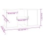 vidaXL Supporto per Acquario 121x41x58 cm in Legno Multistrato Bianco vidaXL Supporto per Acquario 121x41x58 cm in Legno Multistrato Bianco