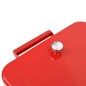 vidaXL Carrello Porta Ghiaccio su Ruote Rosso 92x43x89 cm vidaXL Carrello Porta Ghiaccio su Ruote Rosso 92x43x89 cm