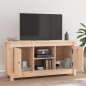 Mobile Porta TV 103x36,5x52 cm in Legno Massello di Pino