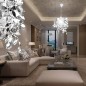 vidaXL Lampadario da Soffitto Foglie e Paillette 21,5 x 30 cm Argento vidaXL Lampadario da Soffitto Foglie e Paillette 21,5 x 30 cm Argento