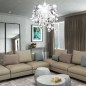 vidaXL Lampadario da Soffitto Foglie e Paillette 21,5 x 30 cm Argento vidaXL Lampadario da Soffitto Foglie e Paillette 21,5 x 30 cm Argento