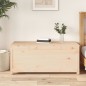 vidaXL Contenitore Portaoggetti 110x50x45,5 cm Legno Massello Pino