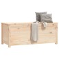 vidaXL Contenitore Portaoggetti 110x50x45,5 cm Legno Massello Pino