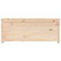 vidaXL Contenitore Portaoggetti 110x50x45,5 cm Legno Massello Pino