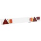 vidaXL Luce Rimorchio Rosso 115x6x14 cm 12V Lampadina LED vidaXL Luce Rimorchio Rosso 115x6x14 cm 12V Lampadina LED