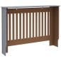 vidaXL Copertura per Radiatore Antracite 112x19x81 cm in MDF vidaXL Copertura per Radiatore Antracite 112x19x81 cm in MDF